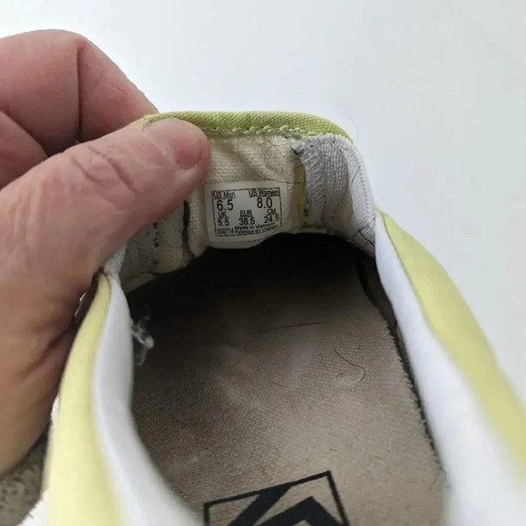 Vans Lime Green Loafers 6.5/8 - Picture 2 of 7